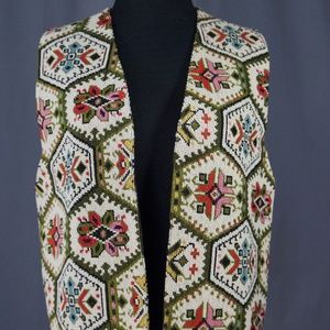 Vintage Aladdin Brand Tapestry Vest